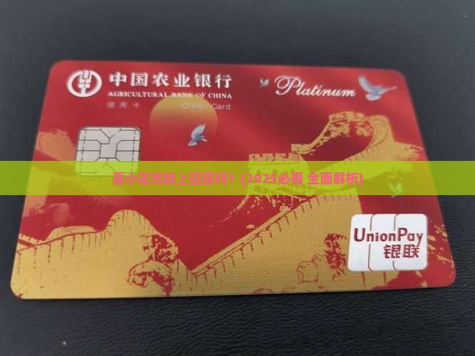 喜小花花贷款上征信吗