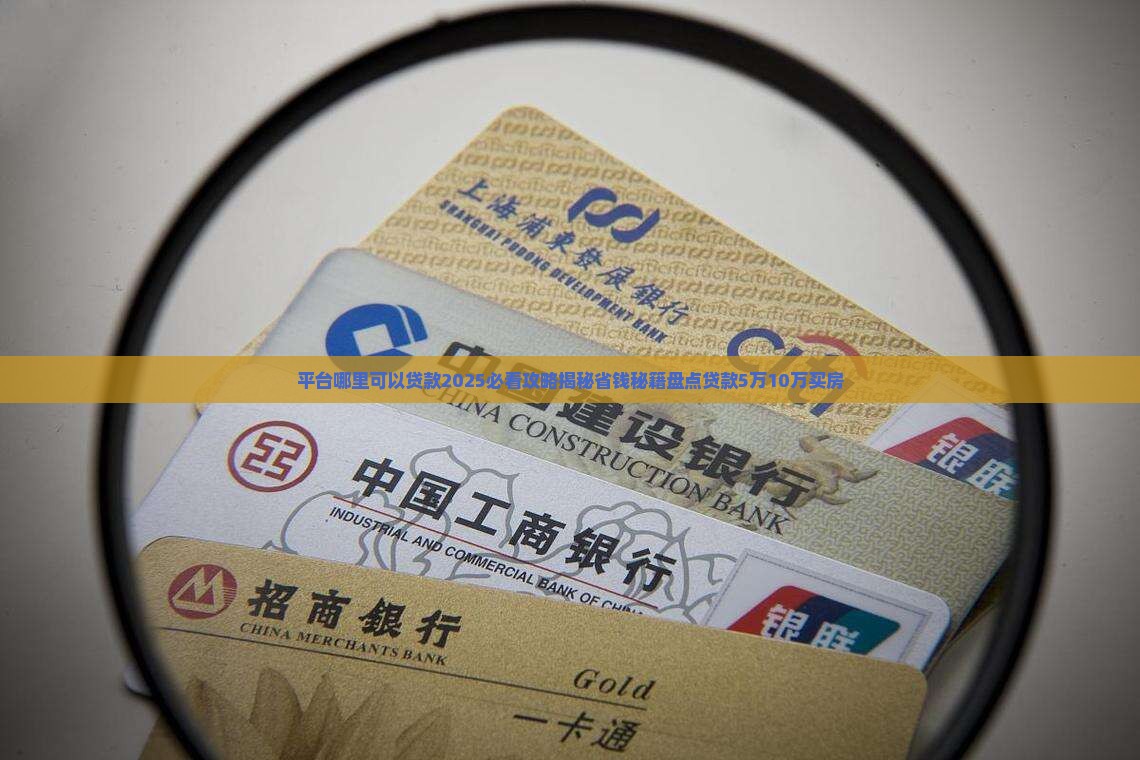 平台哪里可以贷款