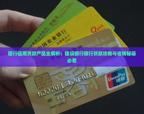 建设银行信用贷款种类