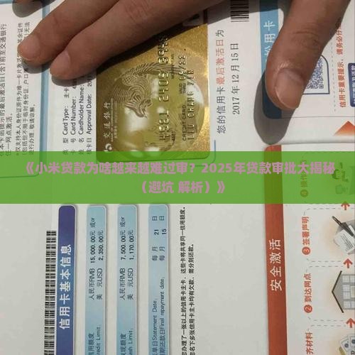 小米贷款审批严格