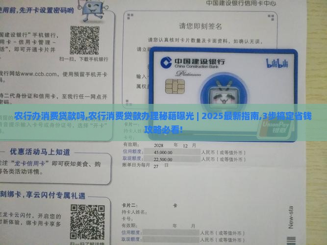 农行办消费贷款吗