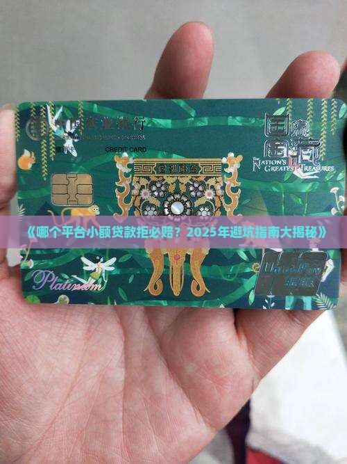哪个平台小额贷款拒必赔