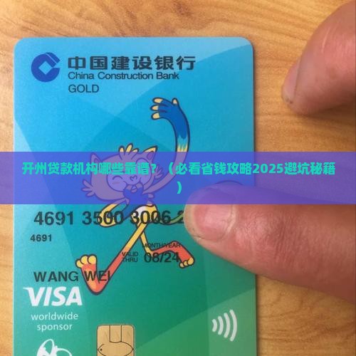 开州贷款机构有哪些公司