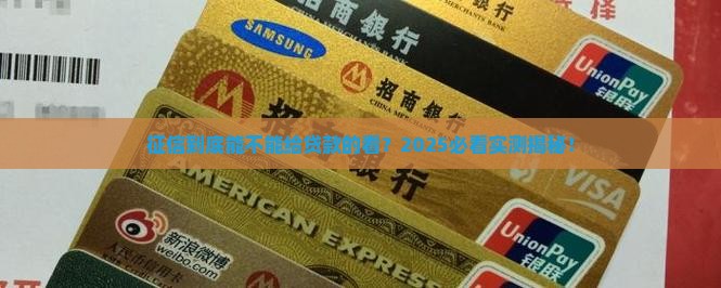 征信能给办贷款的看吗