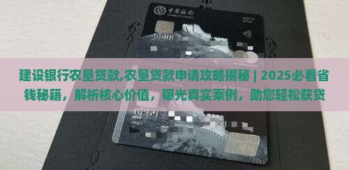 建设银行农垦贷款