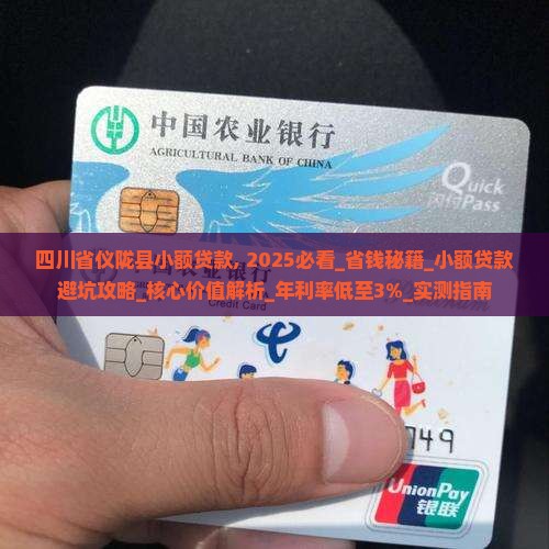 四川省仪陇县小额贷款