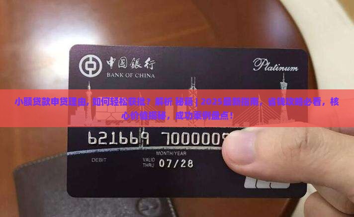 小额贷款申贷理由