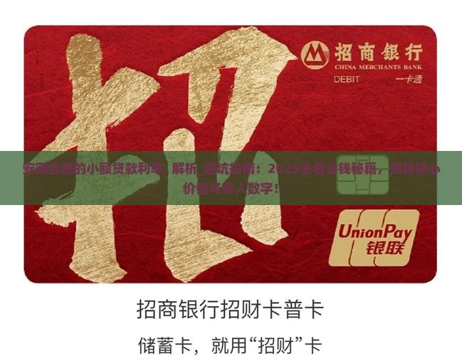 安徽合肥的小额贷款利率