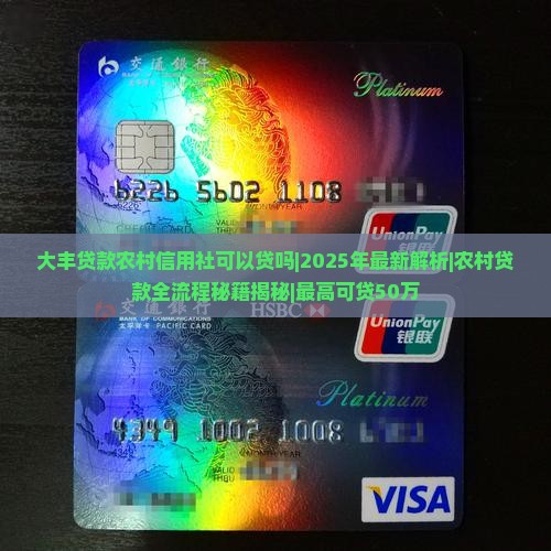 大丰贷款农村信用社可以贷吗