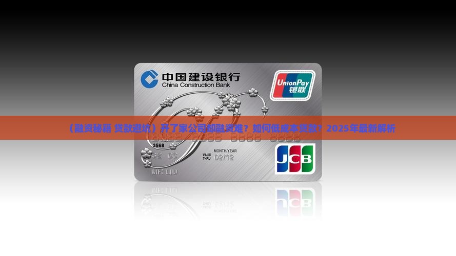 开了家公司怎么融资贷款