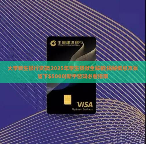 大学新生银行贷款