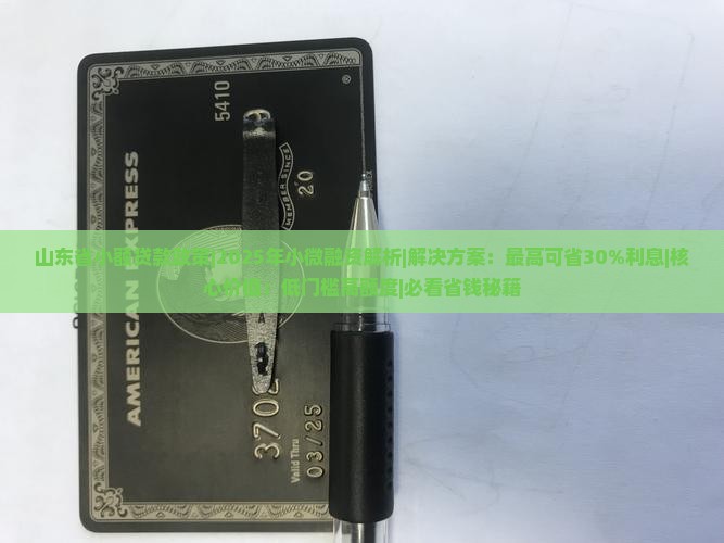 山东省小额贷款政策