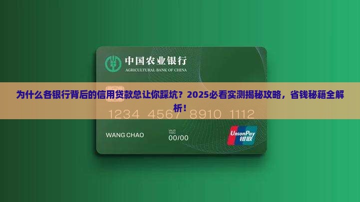 各银行背后的信用贷款