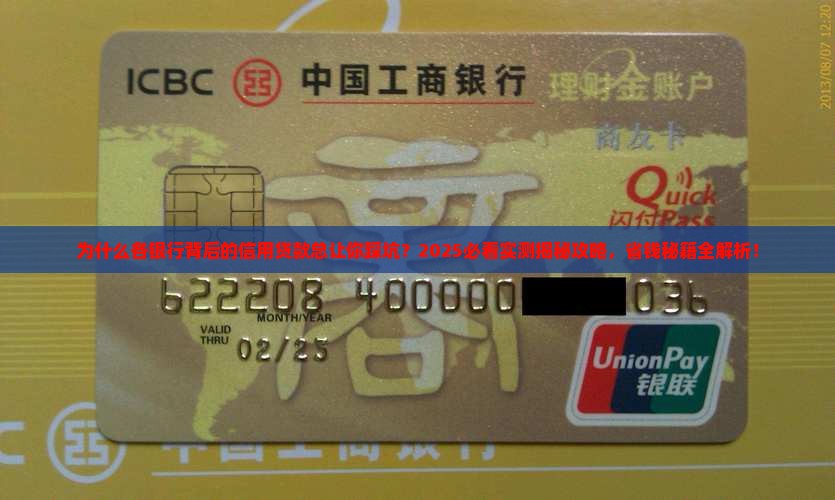 各银行背后的信用贷款