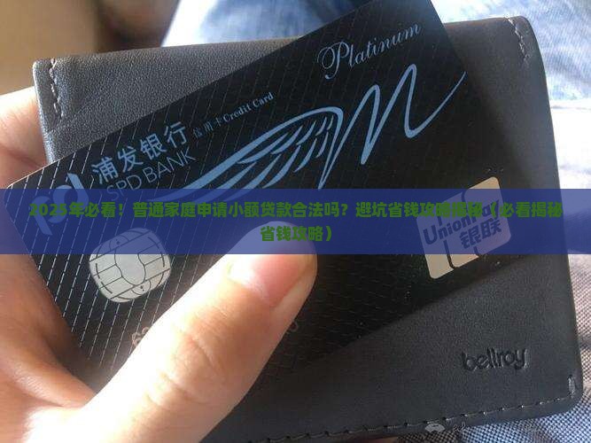 家庭个人小额贷款合法吗