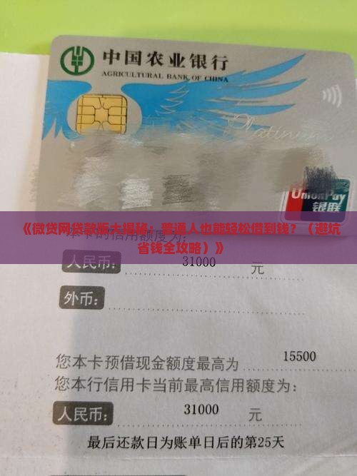 微贷网贷款版