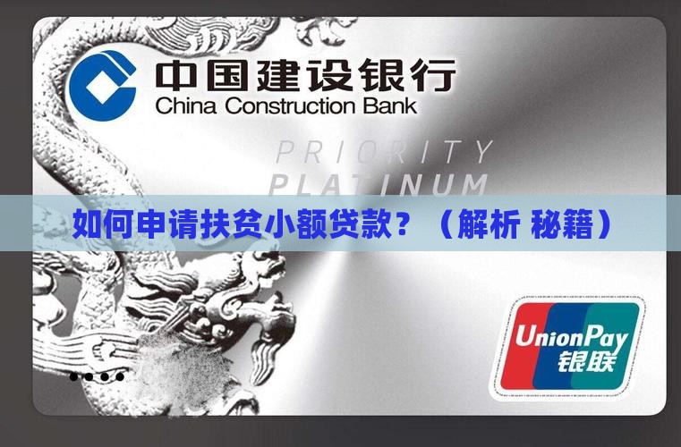发放扶贫小额贷款