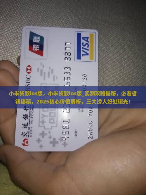 小米贷款ios版
