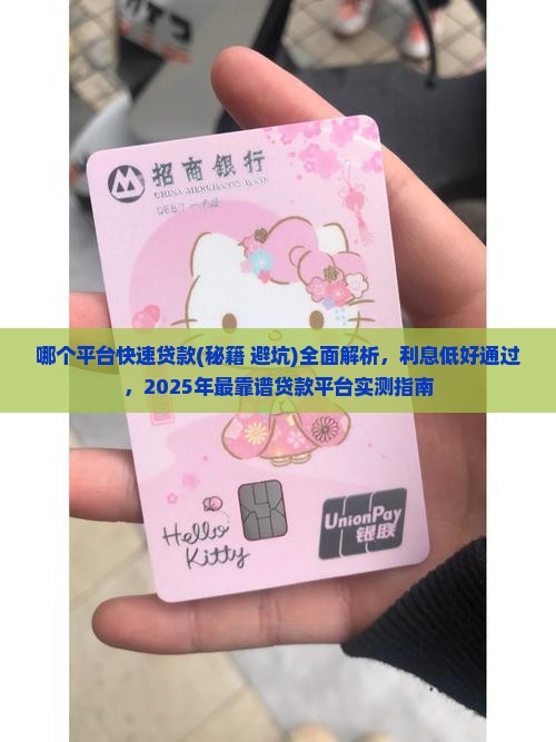 哪个平台快速贷款