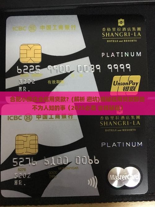 合肥小微企业信用贷款