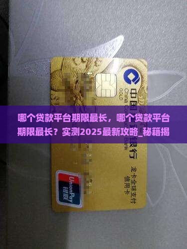 哪个贷款平台期限最长