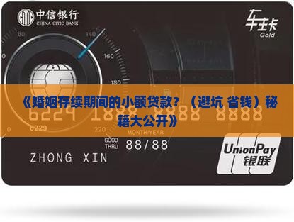 婚姻存续期间的小额贷款
