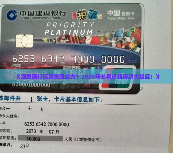 哪家银行有信用贷款的