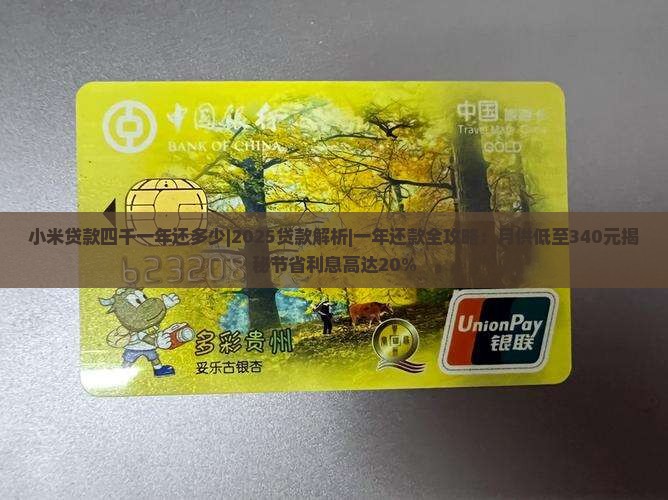 小米贷款四千一年还多少