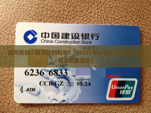 如何规划小额贷款的利率