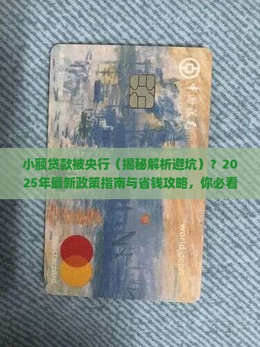 小额贷款被央行