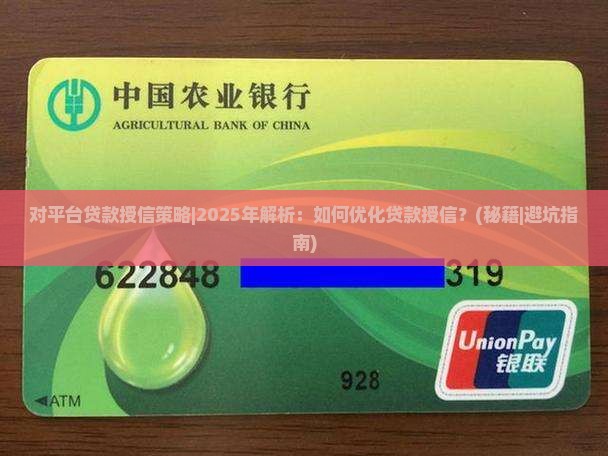 对平台贷款授信策略