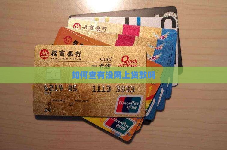 如何查有没网上贷款吗