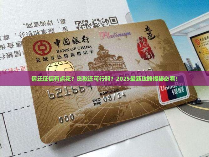 宿迁征信花了能贷款吗现在