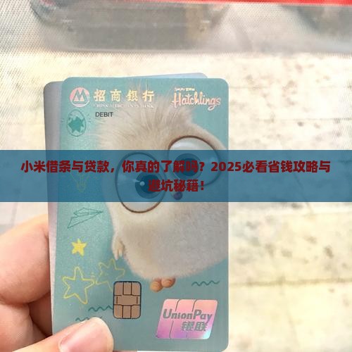 小米借条与小米贷款