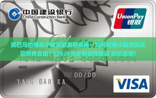 奥巴马的母亲小额贷款