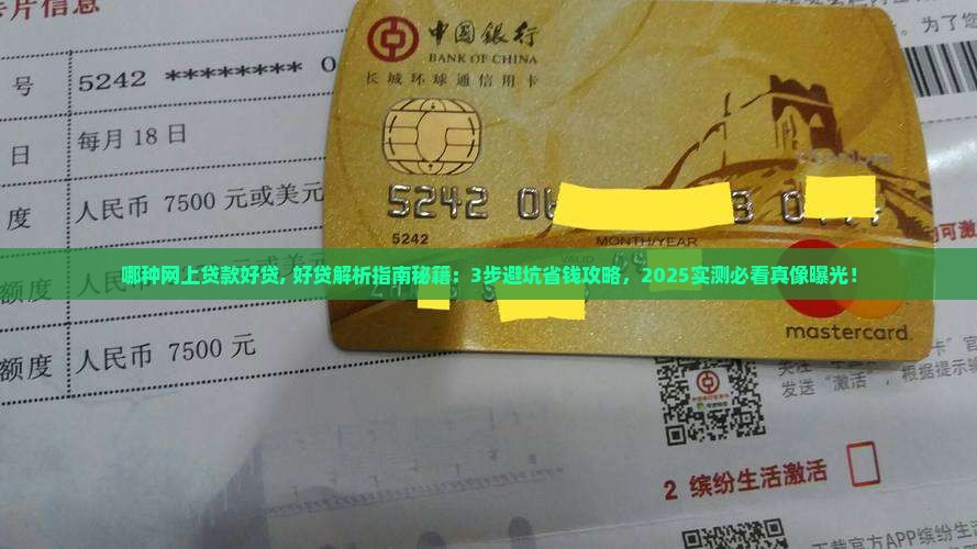 哪种网上贷款好贷