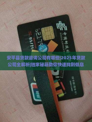 安平县贷款咨询公司有哪些