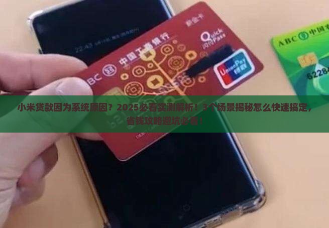小米贷款因为系统原因