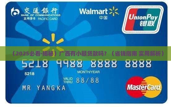 广西有小额贷款吗