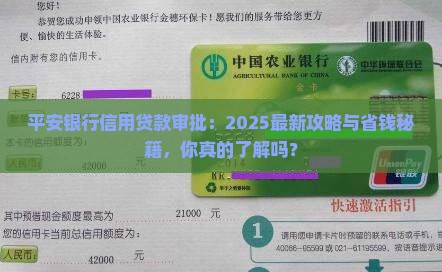 平安银行的信用贷款审批