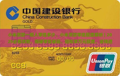 小米贷款一般人审批多少