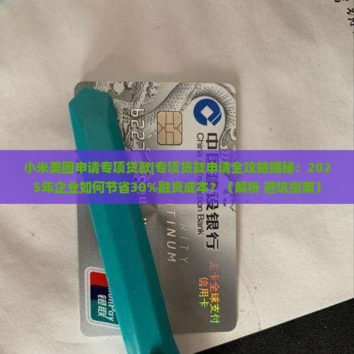 小米美团申请专项贷款