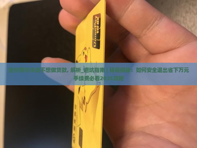 垫付网贷中途不想做贷款