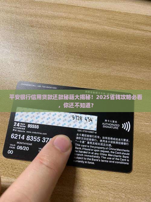 平安银行信用贷款怎样还