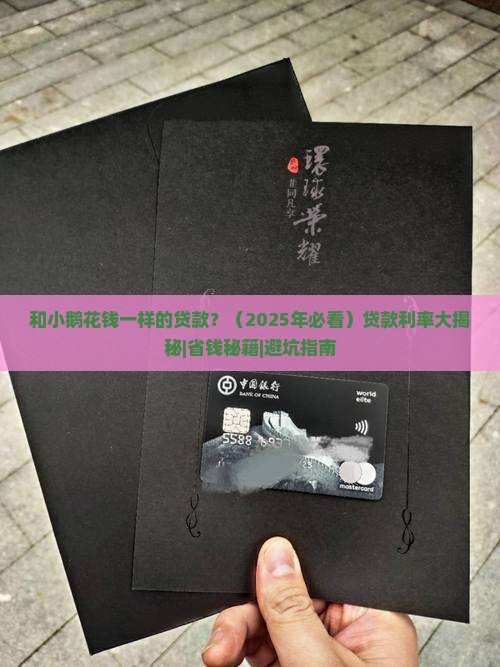 和小鹅花钱一样的贷款