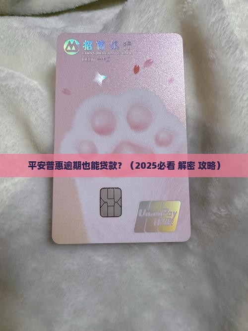 平安普惠逾期也能贷款