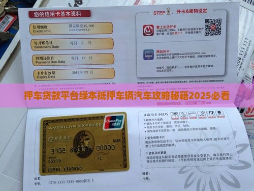 压绿本贷款的平台