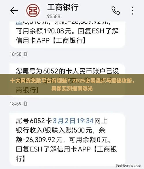 十大网货贷款平台有哪些