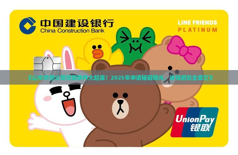 山东农担公司贷款条件