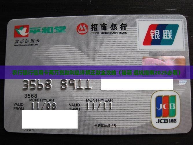 农行银行信用卡两万贷款